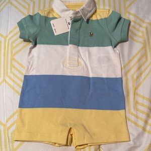 Polo by Ralph Lauren Multicolor Striped Bodysuit